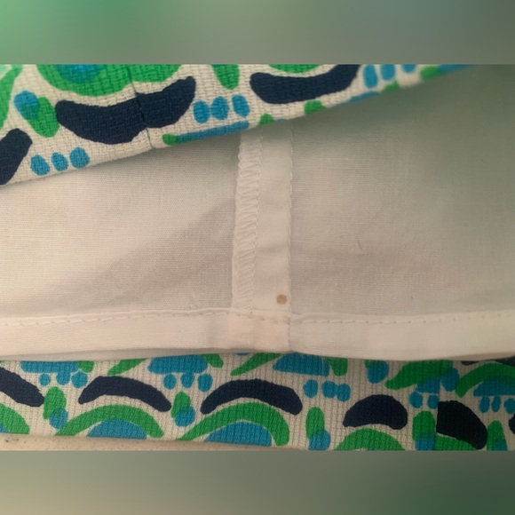 LN Lilly Pulitzer Mila Turquoise Oasis Outta Zebra Print Shift Dress - SZ 2 - Picture 12 of 12